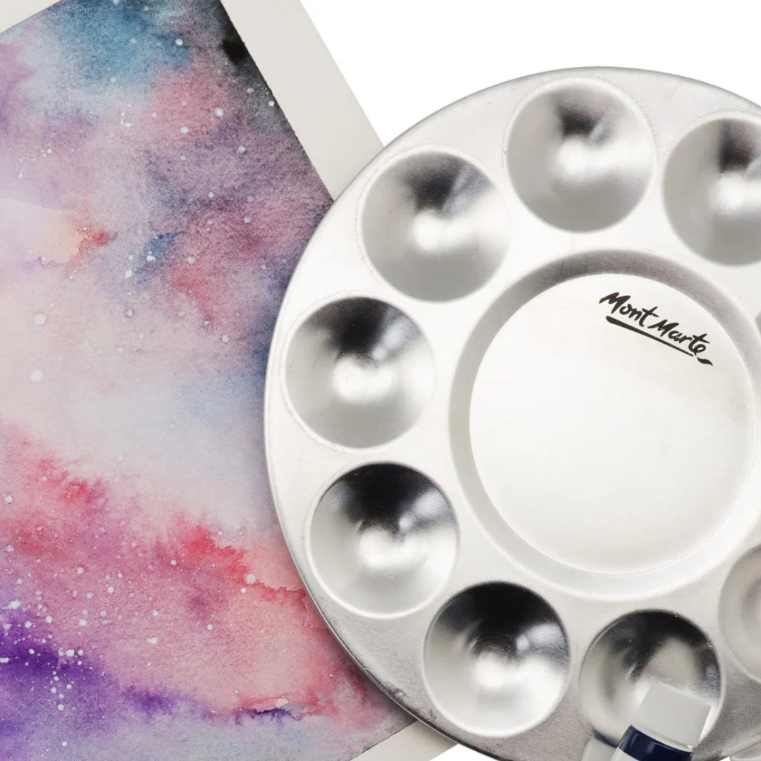 Mont Marte Aluminium Round Palette Signature 10 Well