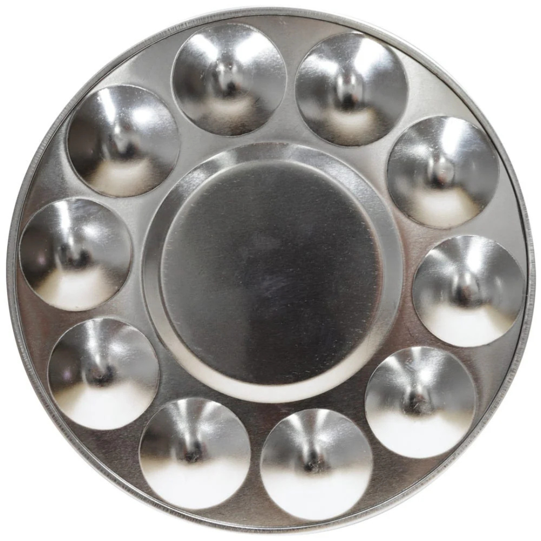 Mont Marte Aluminium Round Palette Signature 10 Well