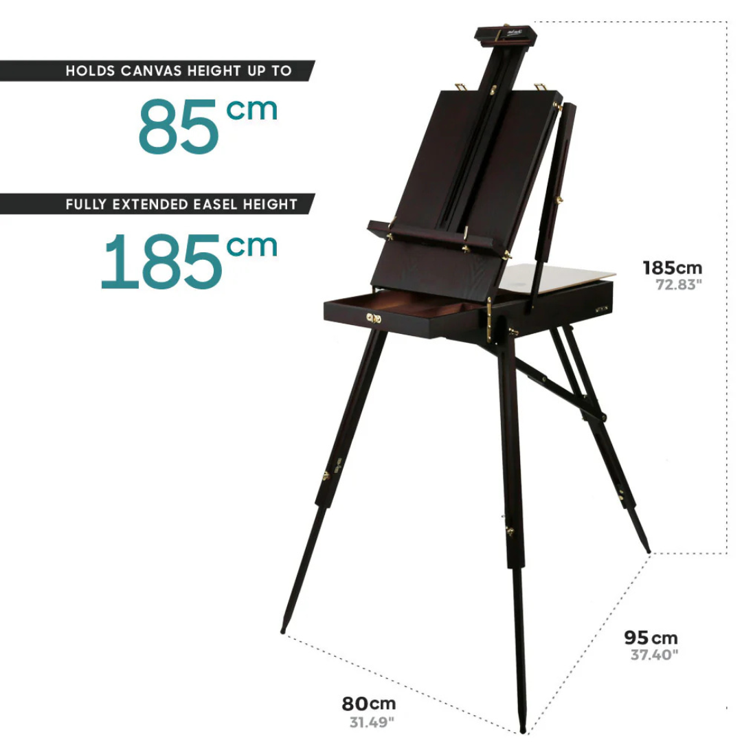 Mont Marte Black French Box Easel Signature