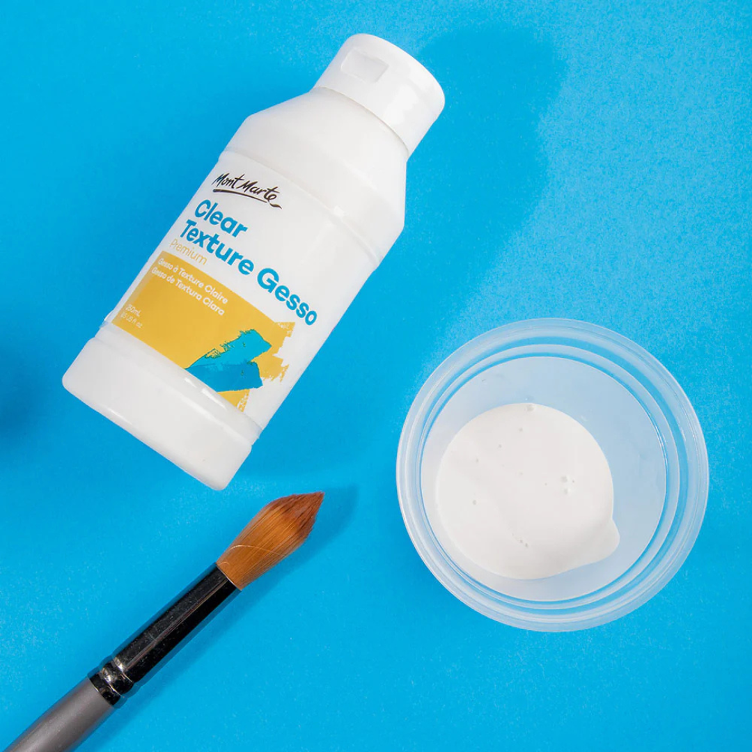 Mont Marte Clear Texture Gesso Premium 250ml