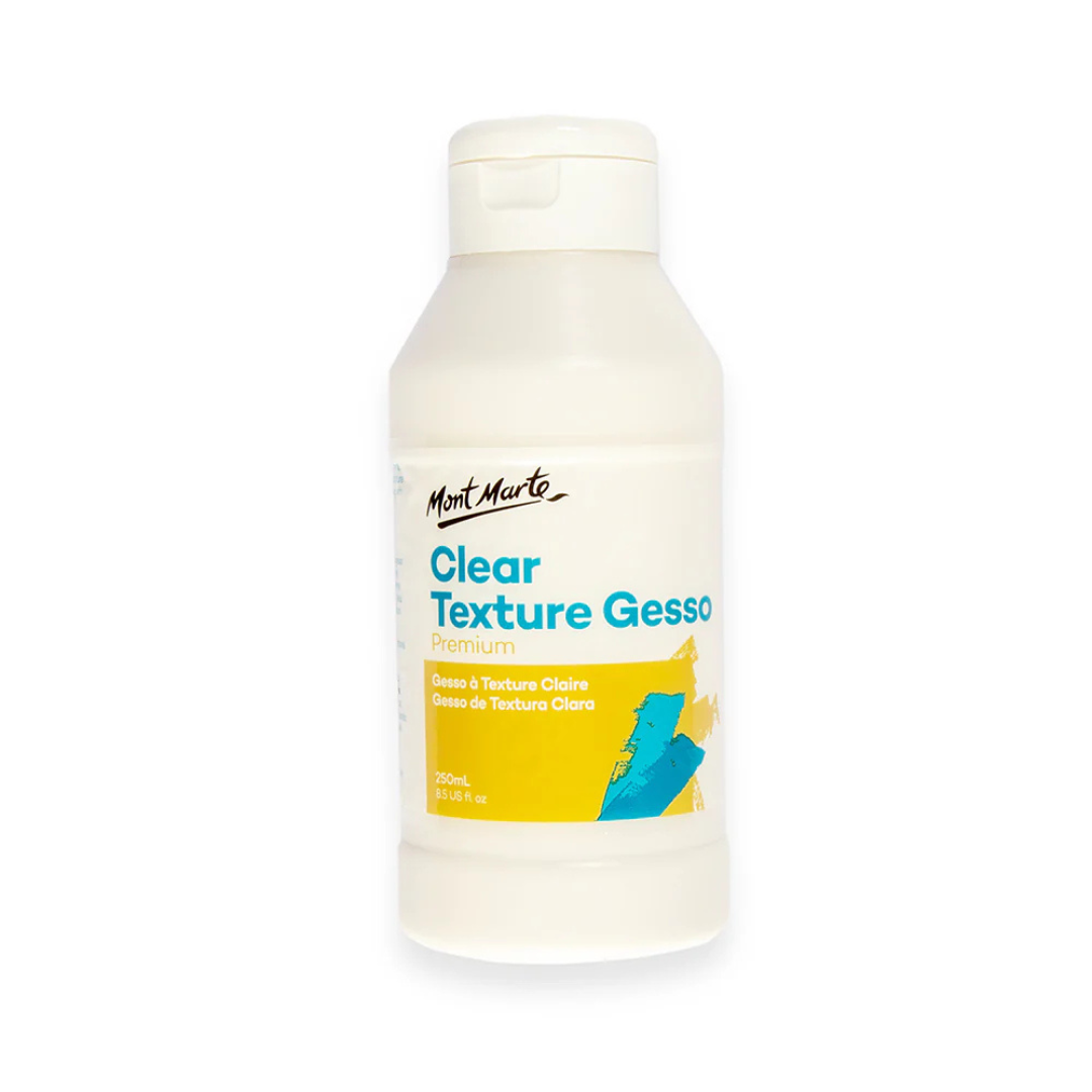 Mont Marte Clear Texture Gesso Premium 250ml