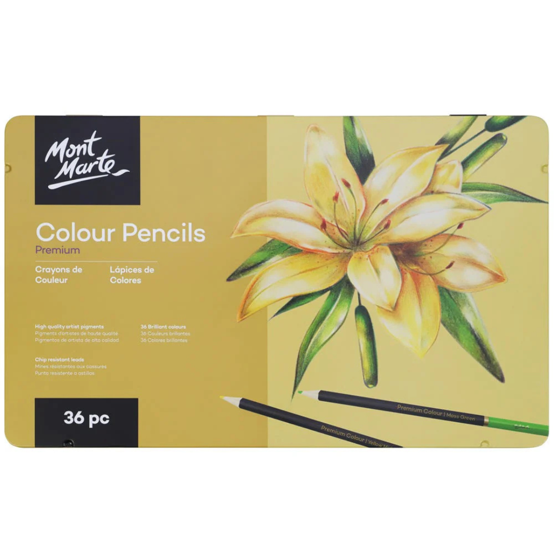 Mont Marte Colour Pencils Premium 36pc