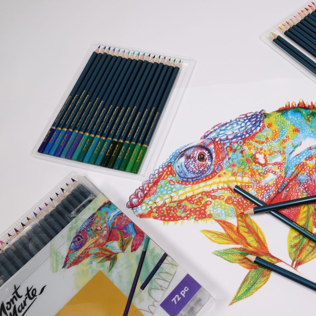 Mont Marte Colour Pencils Premium 72pc