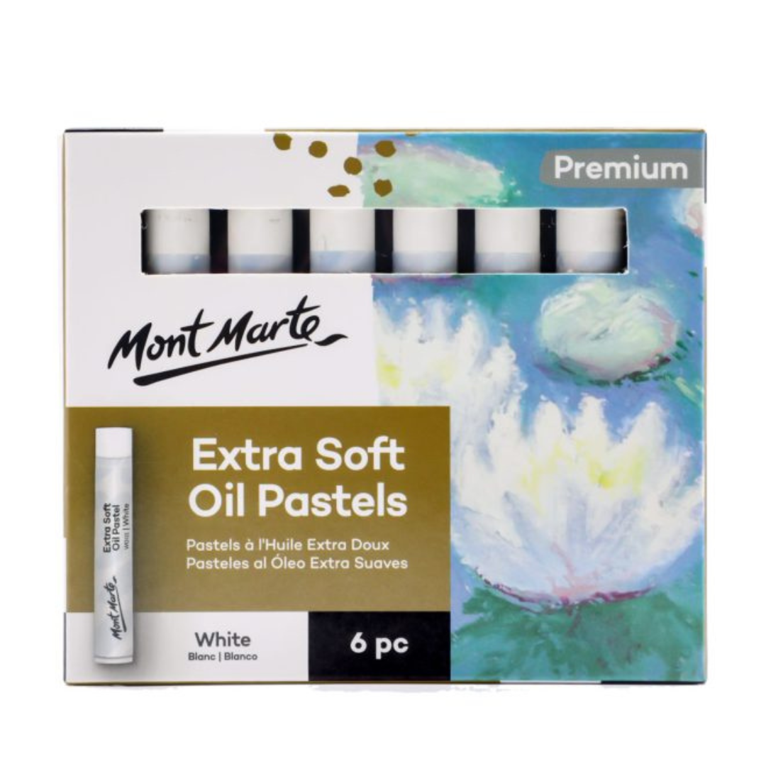 Mont Marte Extra Soft Oil Pastels Natural Hues Premium 6pc