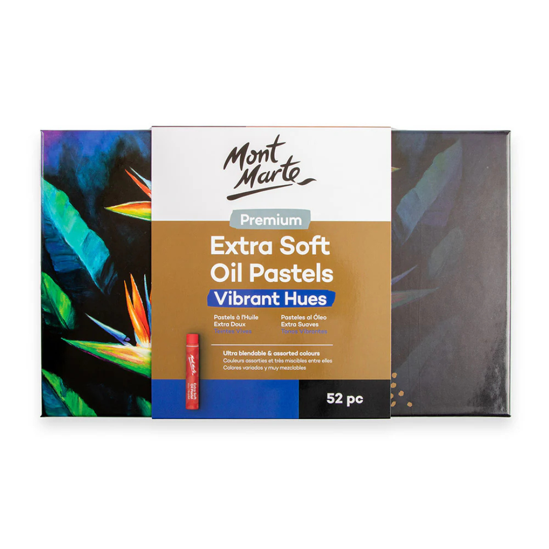 Mont Marte Extra Soft Oil Pastels Vibrant Hues Premium