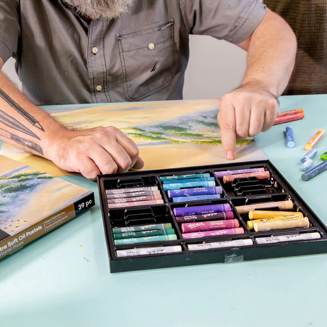 Mont Marte Extra Soft Oil Pastels Natural Hues Premium