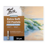 Mont Marte Extra Soft Oil Pastels Natural Hues Premium