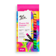Mont Marte Fluoro Oil Pastels Signature 12pc