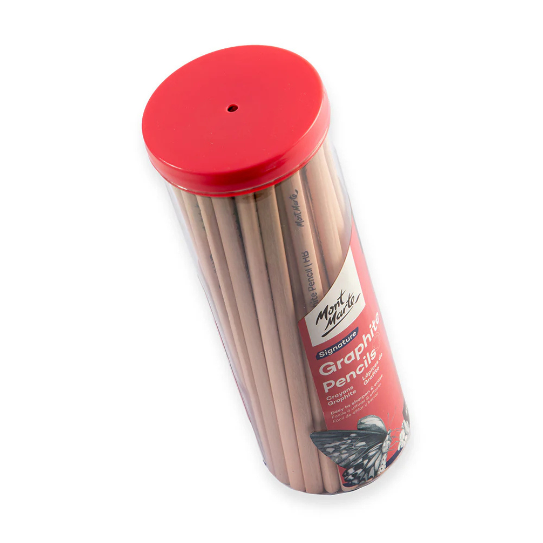 Mont Marte Graphite Pencils HB Signature 50pc