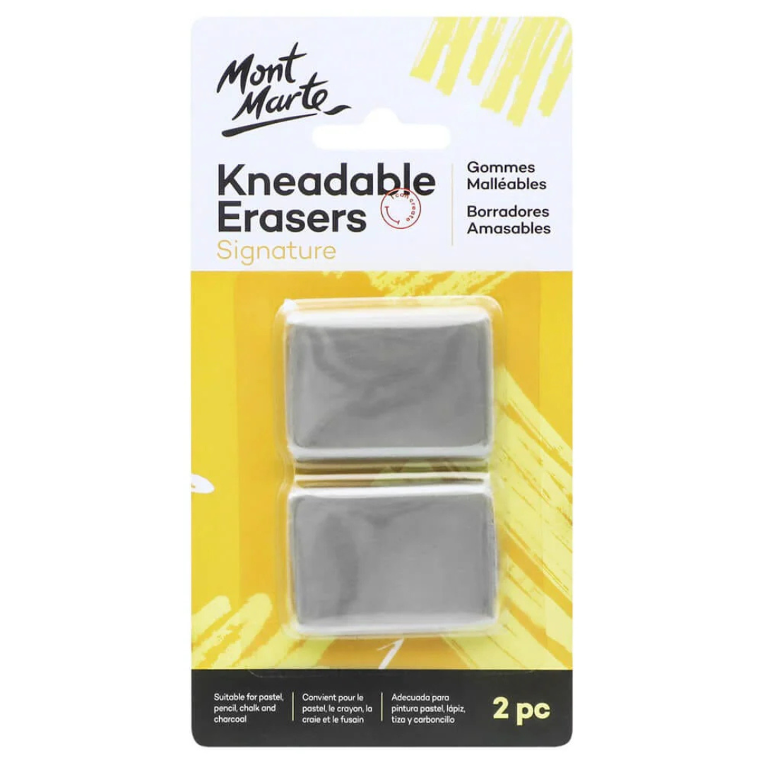 Mont Marte Kneadable Erasers Signature 2pc