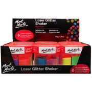 Mont Marte Laser Glitter Shaker Signature 50g-Pack of 6