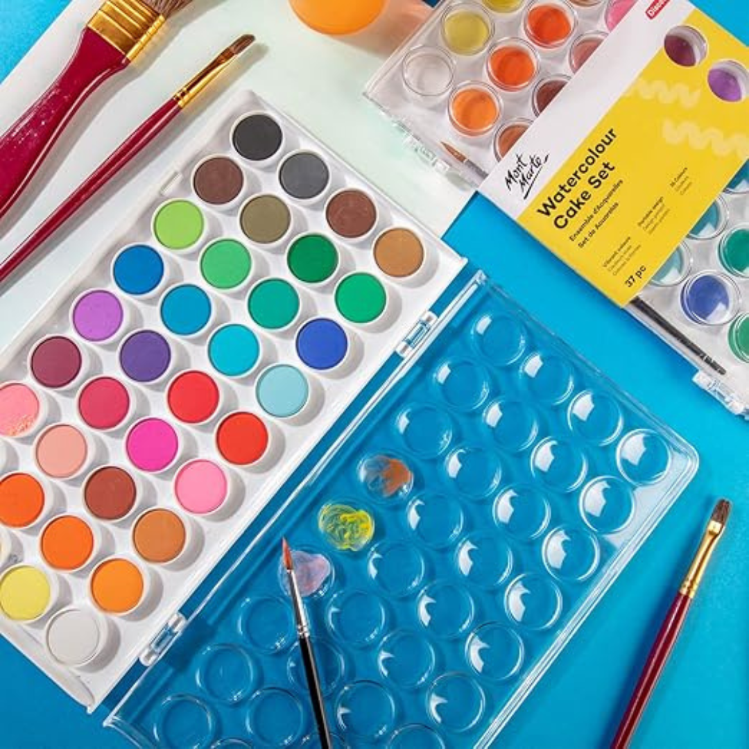 Mont Marte Mont Marte Watercolour Cake Set Discovery 37pc
