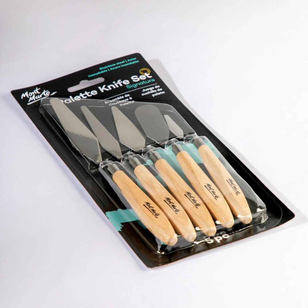 Mont Marte Palette Knife Set Signature 5pc