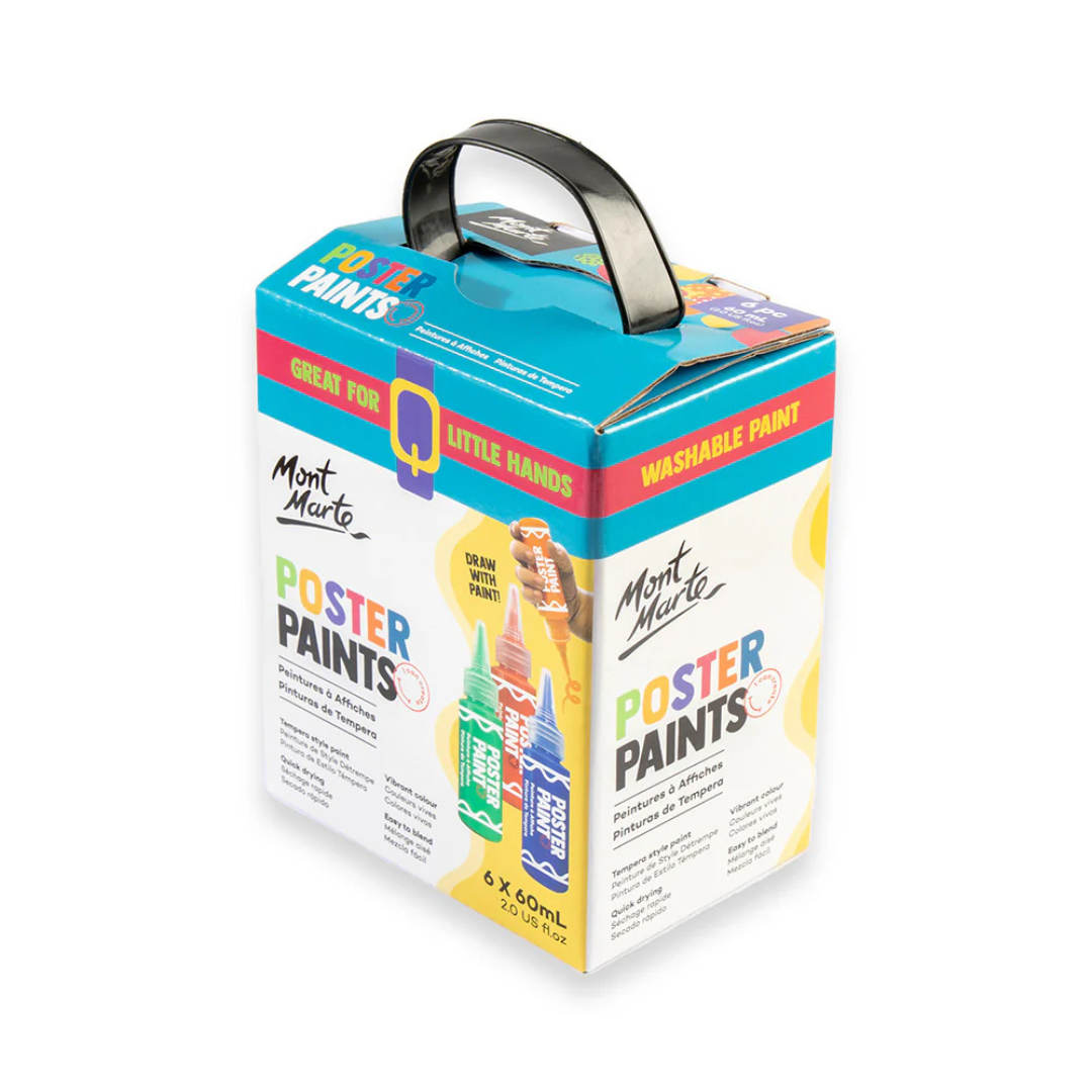 Mont Marte Poster Paints 6pc x 60ml