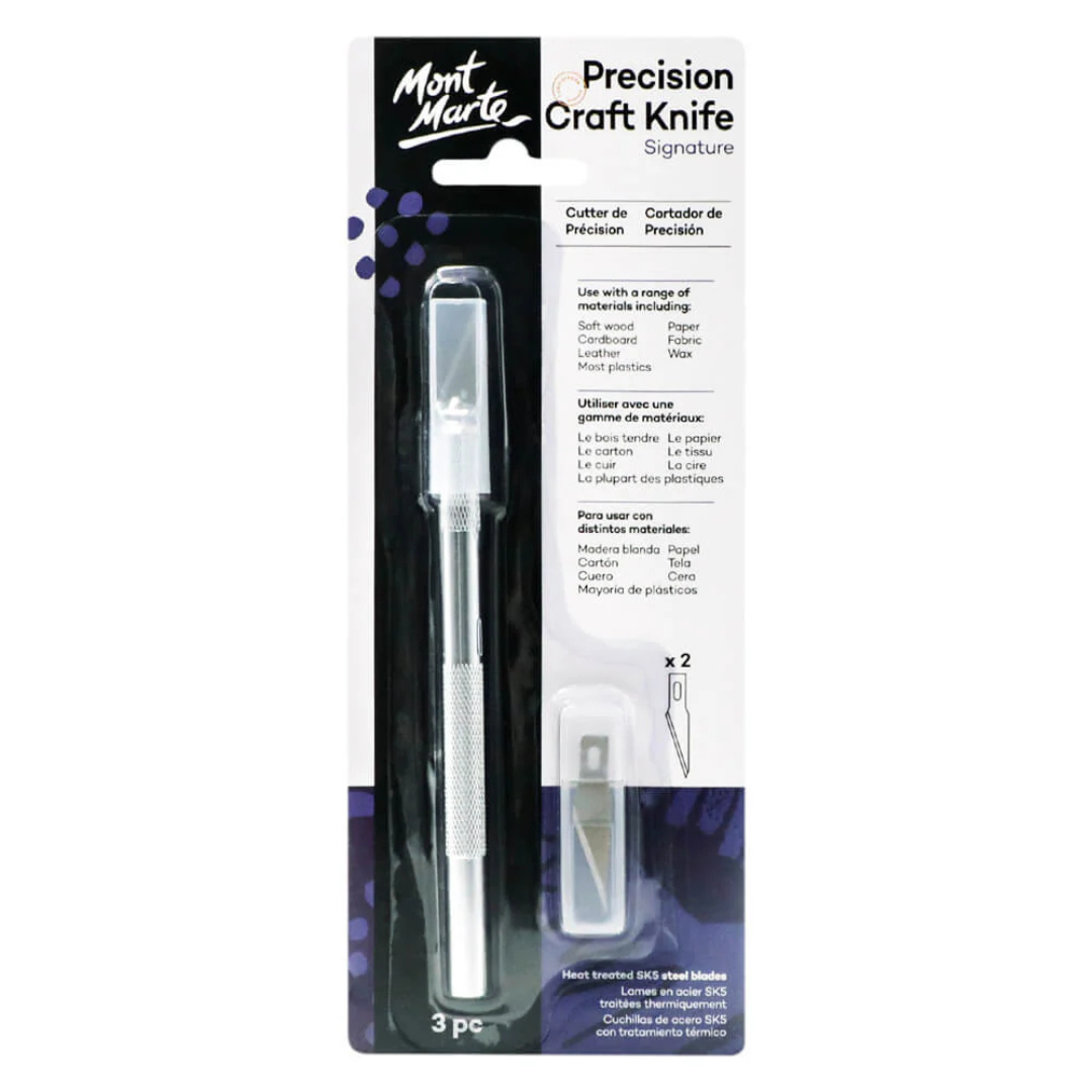 Mont Marte Precision Craft Knife Signature 3pc
