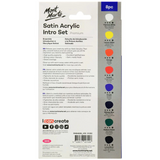 Mont Marte Satin Acrylic Intro Set Premium 8pc x 18ml