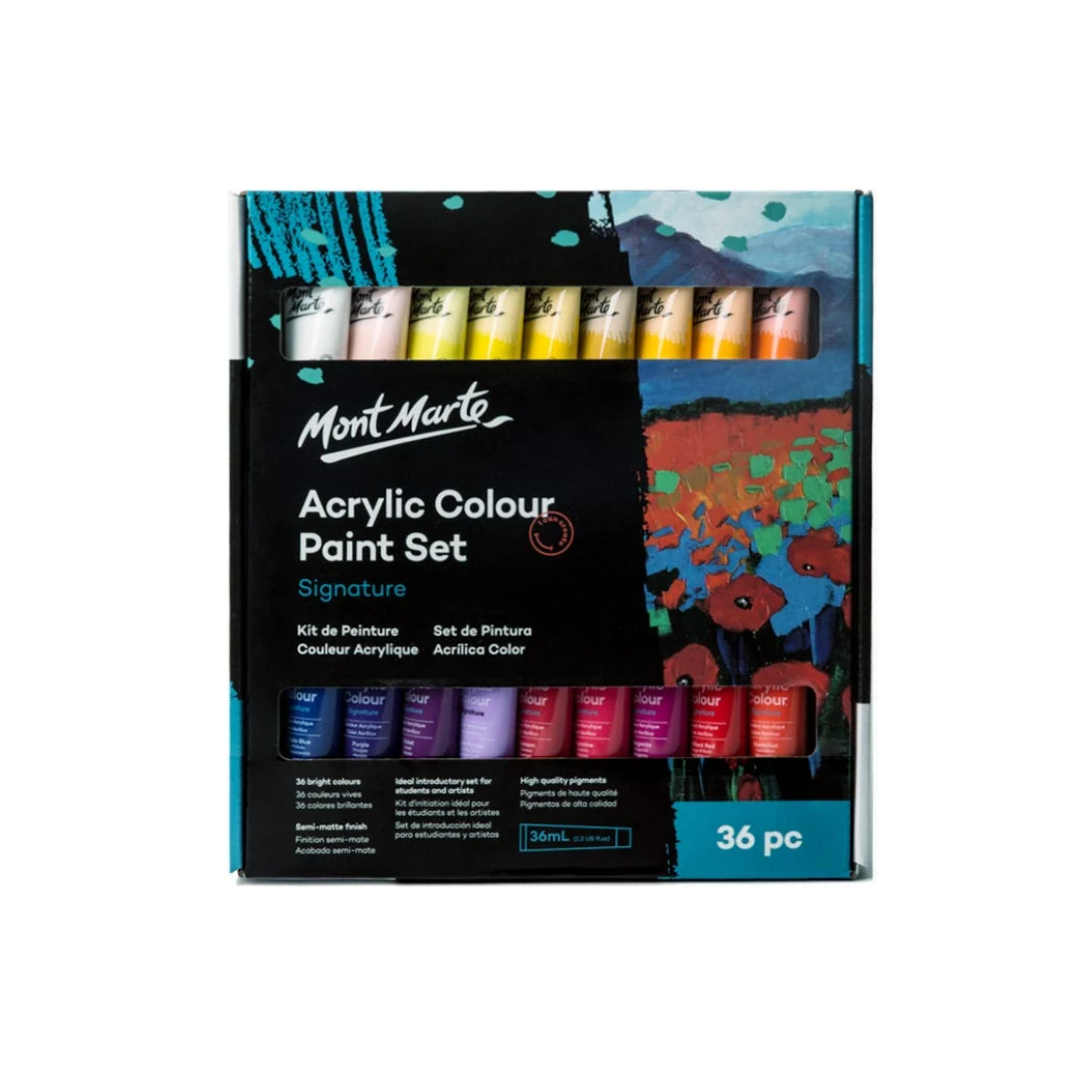 Mont Marte Signature Acrylic Colour Paint Set