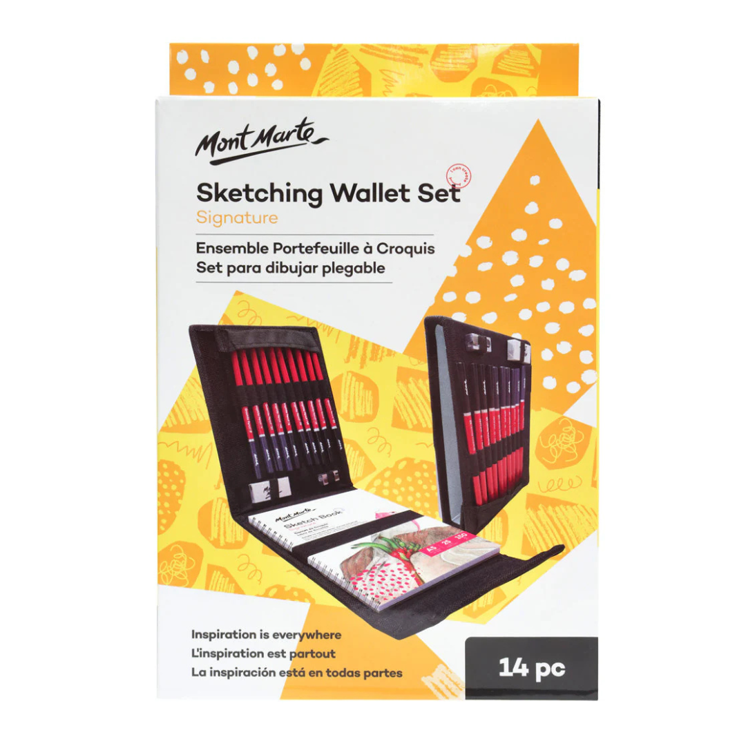 Mont Marte Sketching Wallet Set Signature 14pc