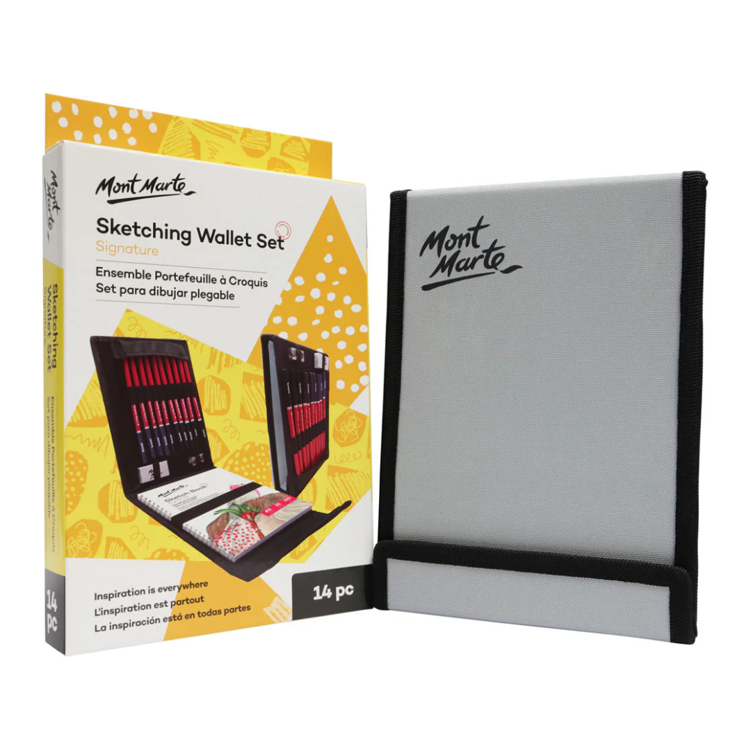Mont Marte Sketching Wallet Set Signature 14pc
