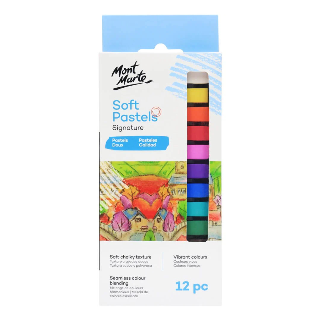 Mont Marte Soft Pastels Signature 12 Colours