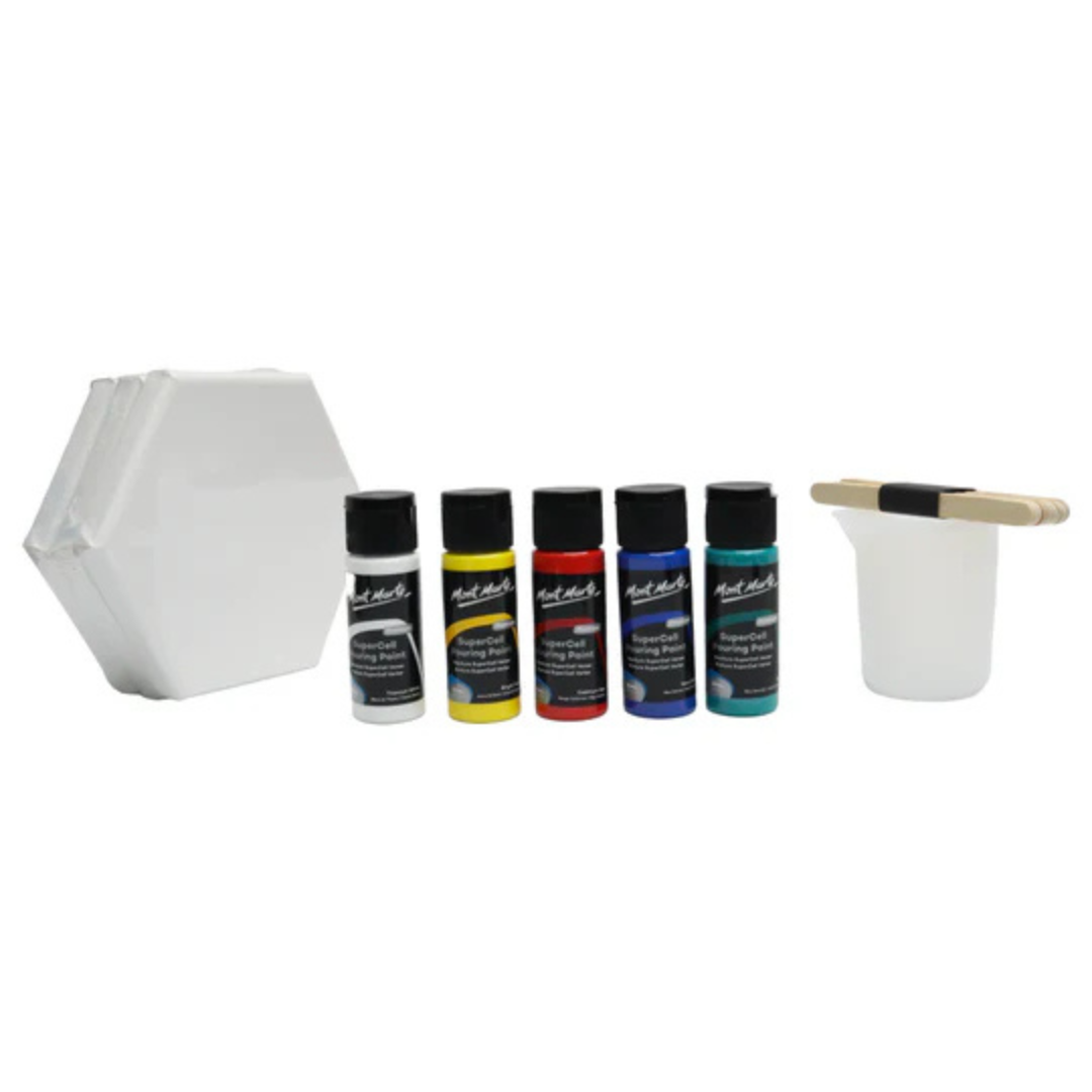 Mont Marte SuperCell Pouring Paint Kit 23pc
