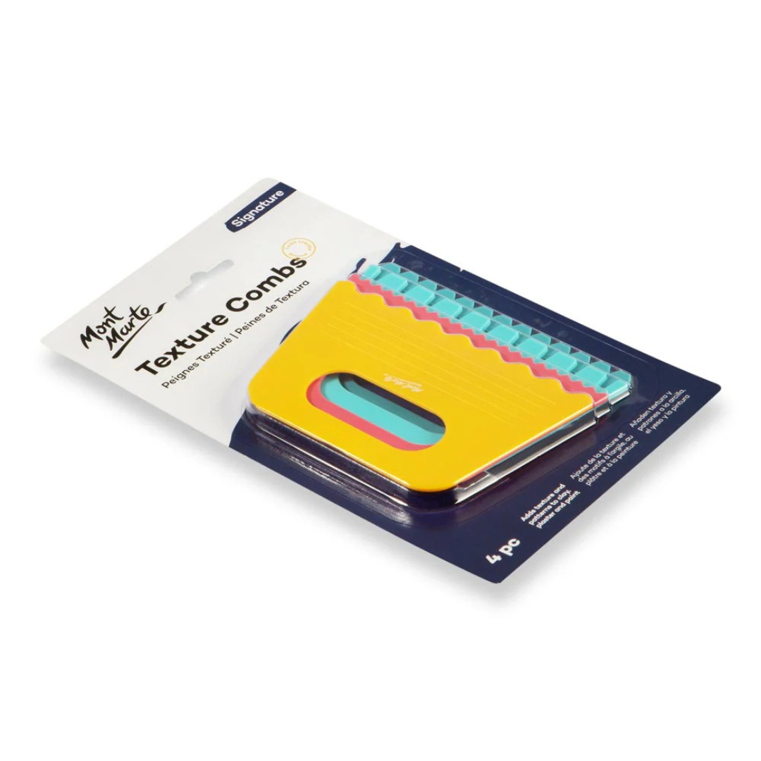 Mont Marte Texture Combs Signature 4pc