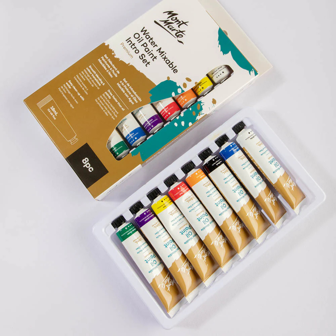 Mont Marte Water Mixable Oil Paint Intro Premium Set