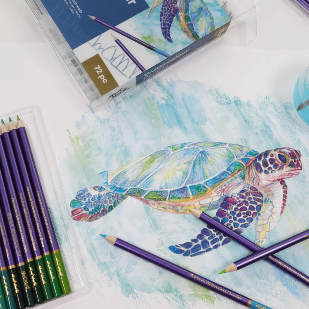 Mont Marte Watercolour Pencils Premium 72pc