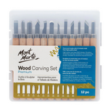 Mont Marte Wood Carving Set Premium 12pc