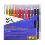 Mont Marte Woodless Watercolour Pencils Premium 24pc
