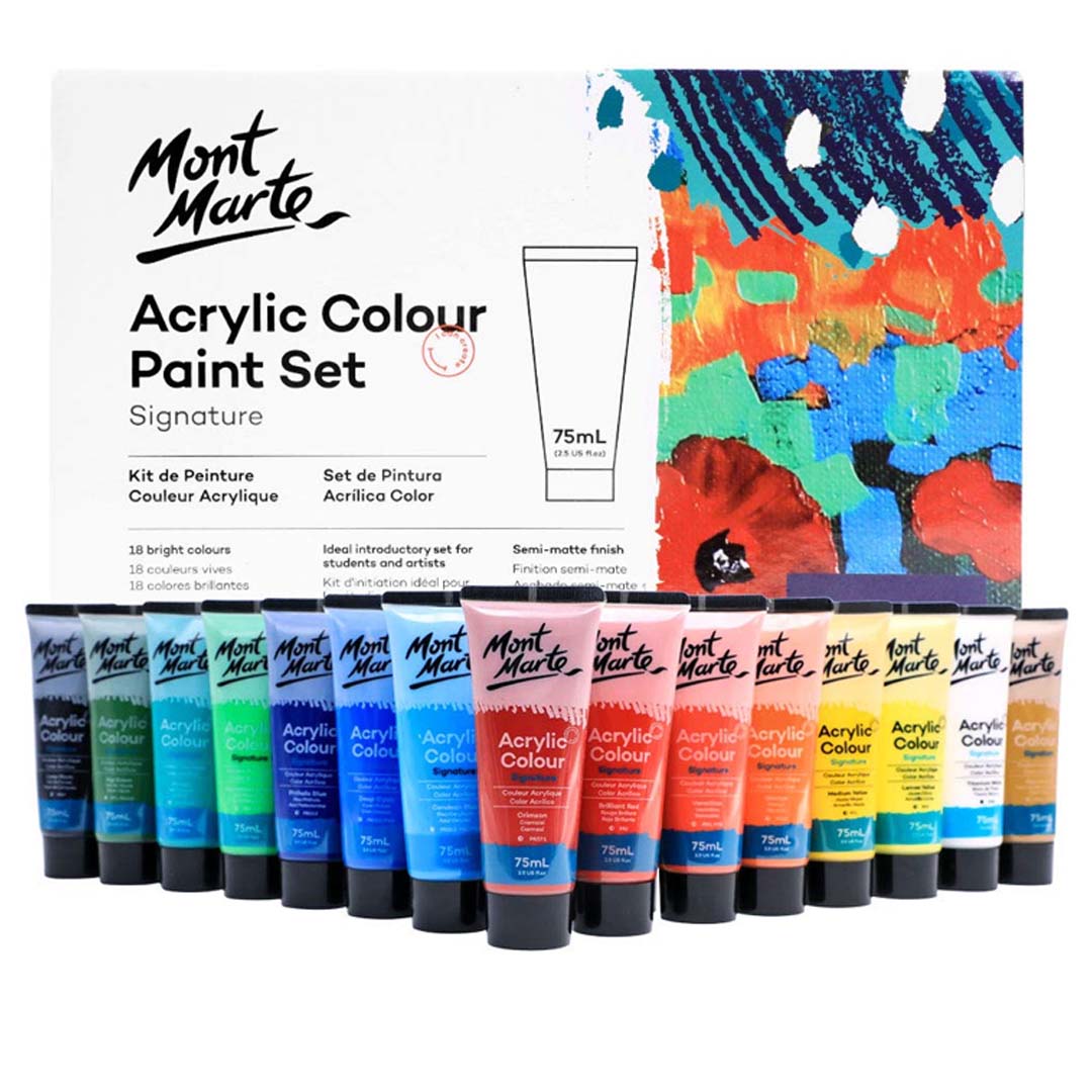 Mont Marte Acrylic Multicolor Paint Set