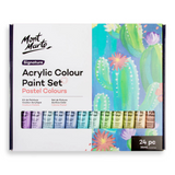 Mont Marte Acrylic Colour Pastel Paint Set Signature