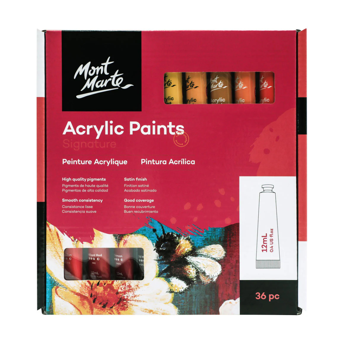 Mont Marte Acrylic Paints Set Signature