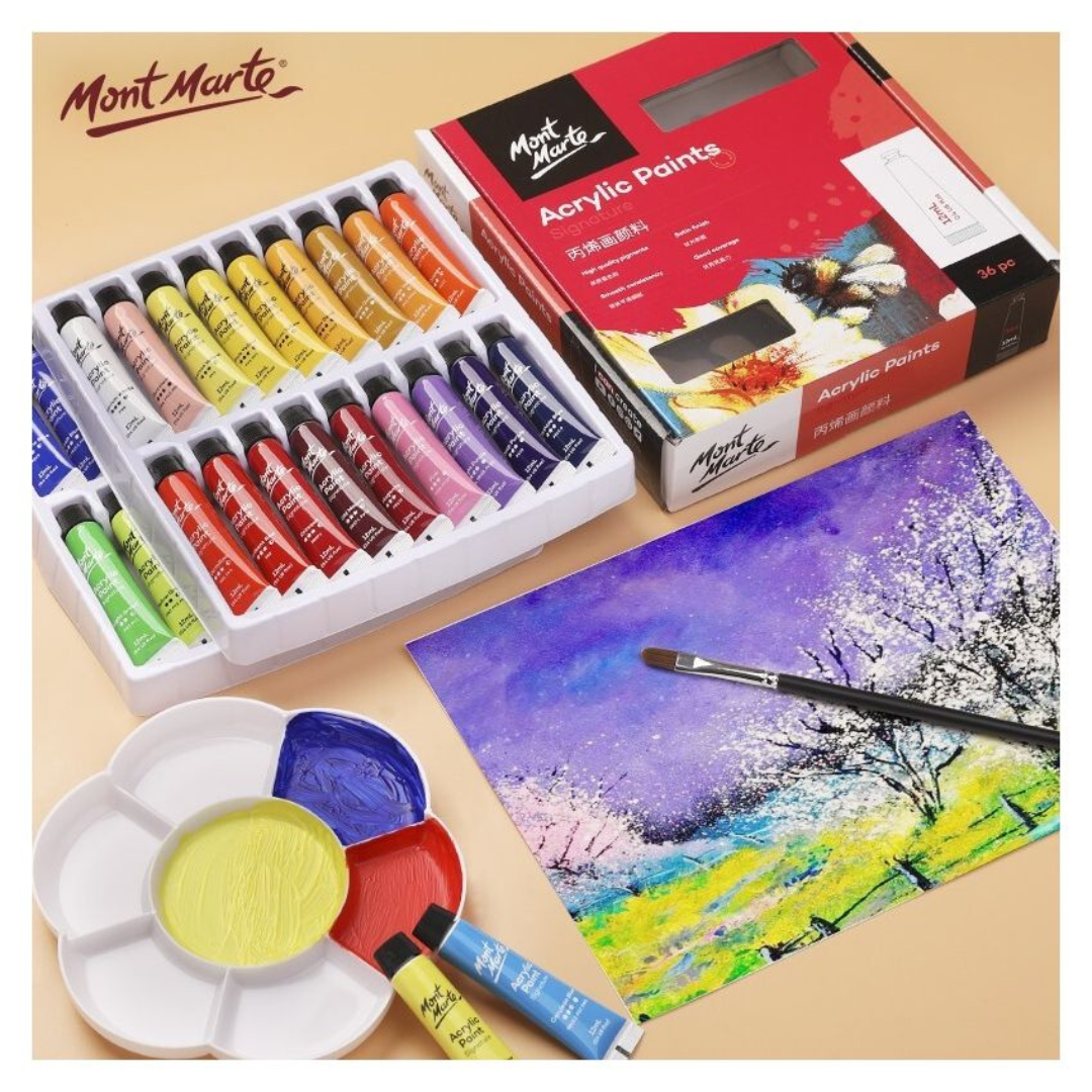 Mont Marte Acrylic Paints Set Signature