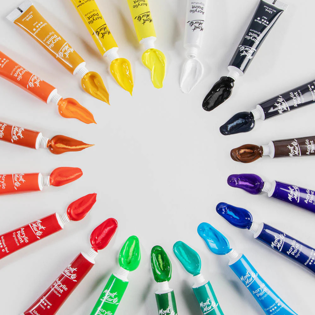 Mont Marte Acrylic Paints Signature 18pc x 12ml