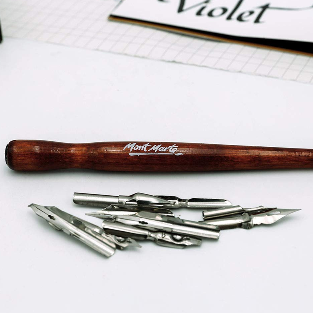 Mont Marte Calligraphy Dip Pen Set Signature