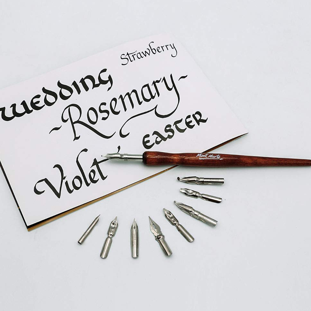 Mont Marte Calligraphy Dip Pen Set Signature