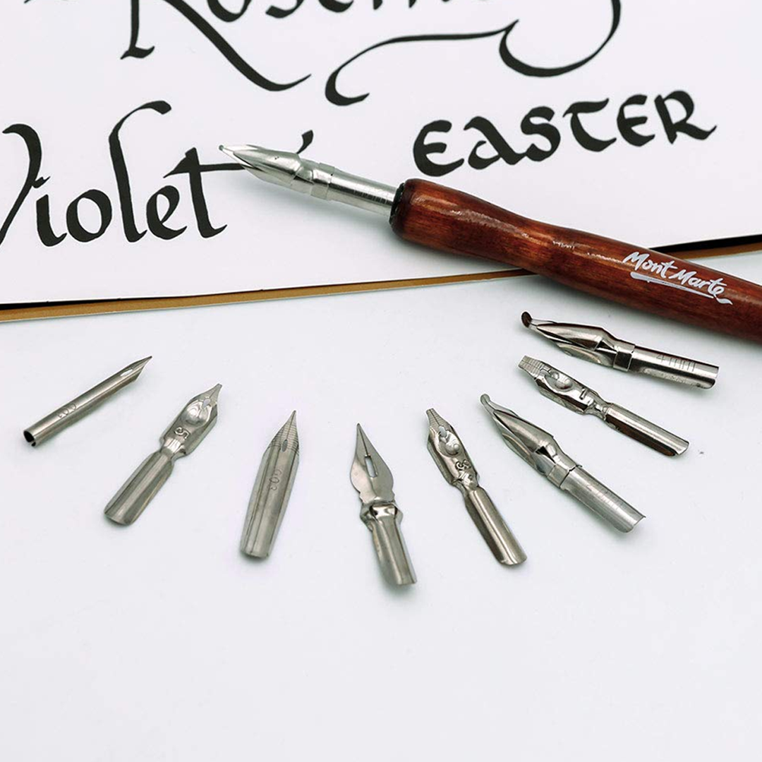 Mont Marte Calligraphy Dip Pen Set Signature