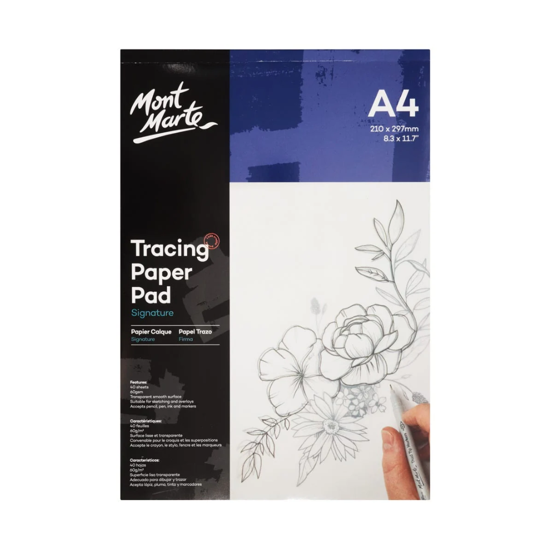 Mont Marte Tracing Paper Pad Signature