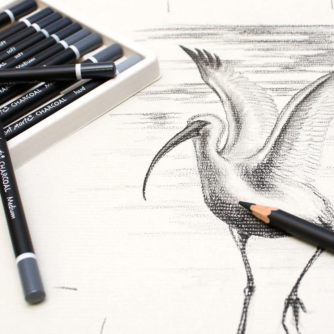 Mont Marte Charcoal Pencils Set