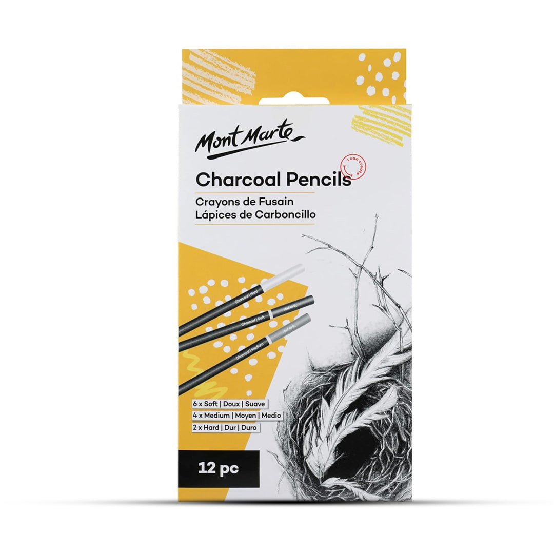 Mont Marte Charcoal Pencils Set