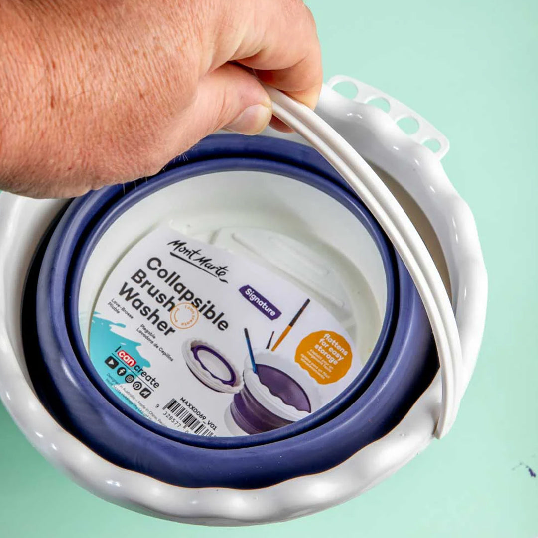 Mont Marte Collapsible Signature Brush Washer
