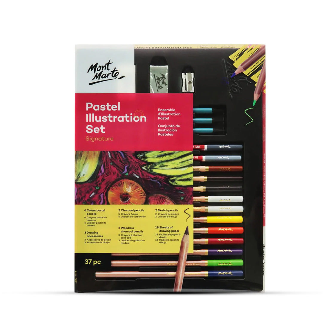 Mont Marte Signature Colour Pastel Illustration Set