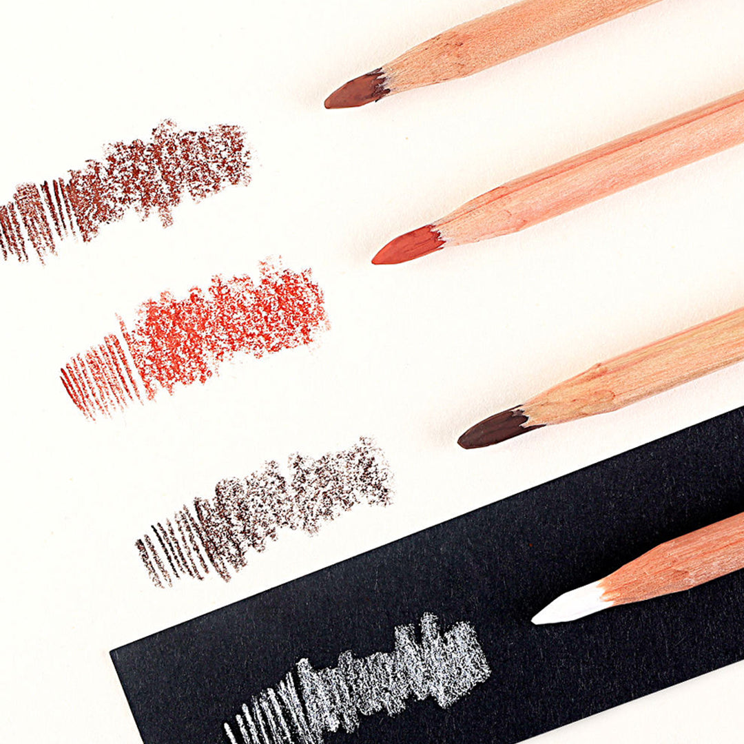 Mont Marte Coloured Charcoal Pencils Set