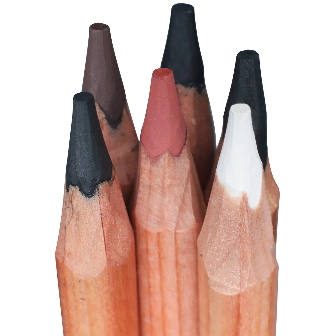 Mont Marte Coloured Charcoal Pencils Signature 12pc