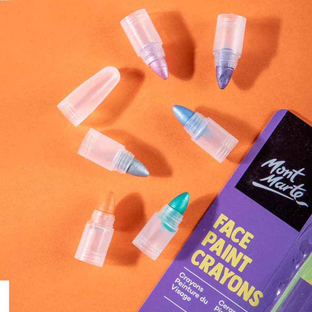 Mont Marte Kids Face Painting Nail Crayons