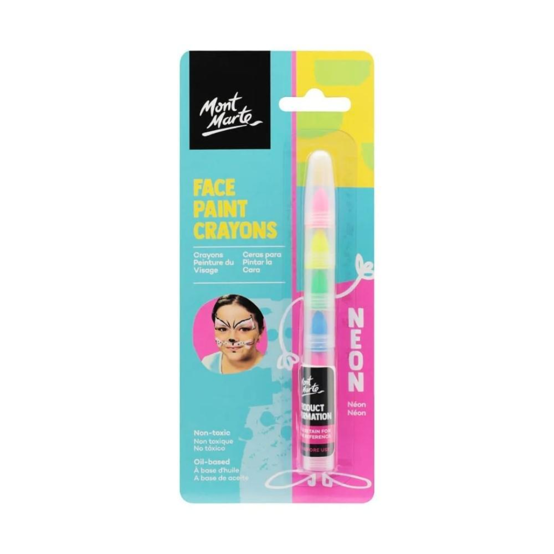 Mont Marte Kids Face Painting Nail Crayons