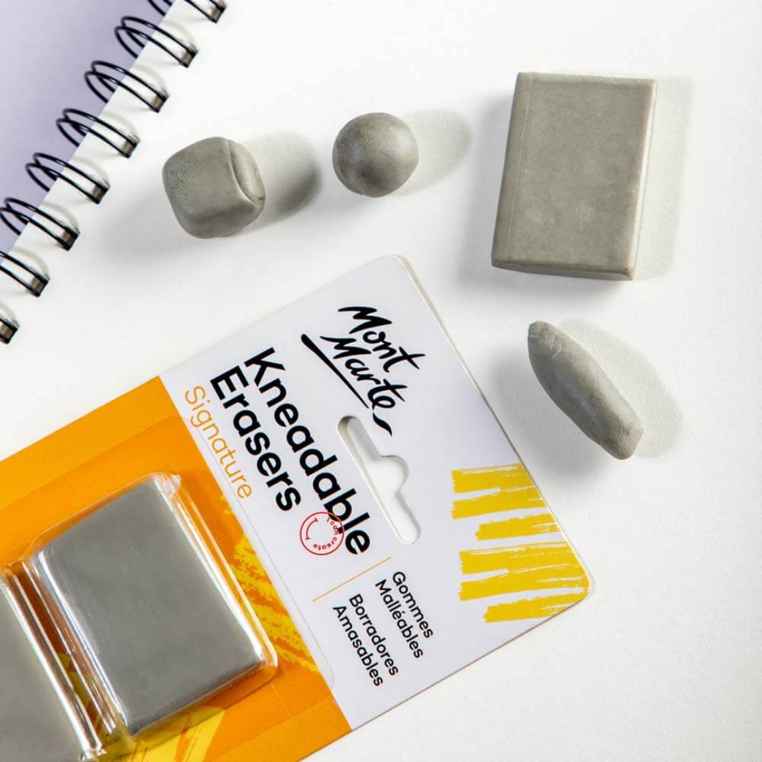 Mont Marte Kneadable Erasers Signature 2pc