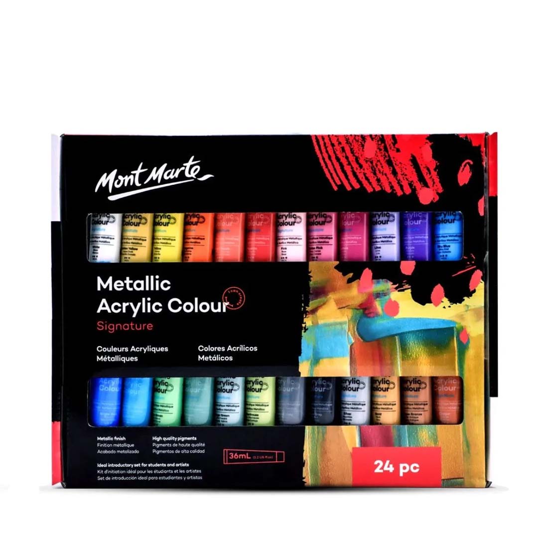 Mont Marte Metallic Acrylic Paints