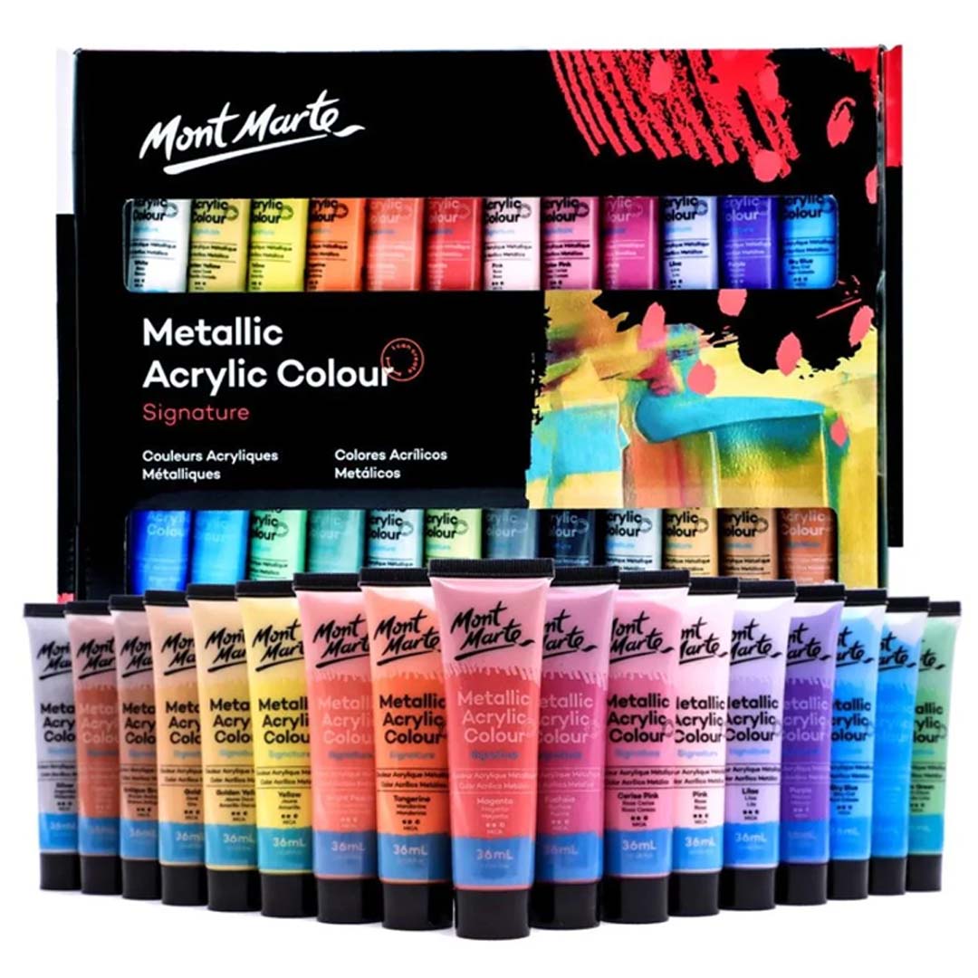 Mont Marte Metallic Acrylic Paints